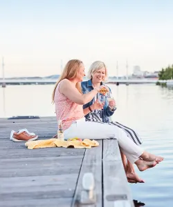 Bauers Brygga, Munksjön i Jönköping