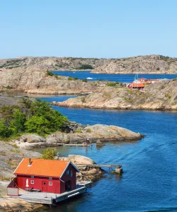 Bohuslän på svenska västkusten. 