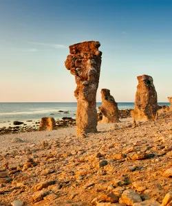 Raukar på Gotland