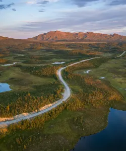 Flatruetvägen i Härjedalen