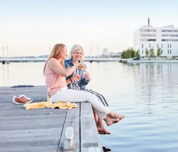 Bauers Brygga, Munksjön i Jönköping