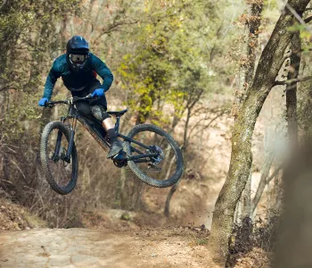 Bike Parks i Sverige med boende på campingplats i närheten. 