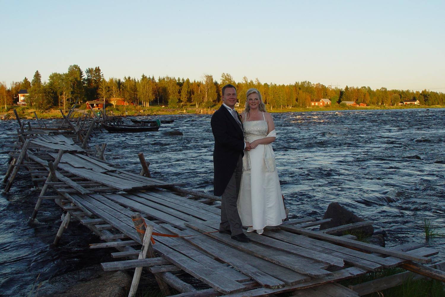 Bröllop på  Kukkolaforsen Turist & Konferens