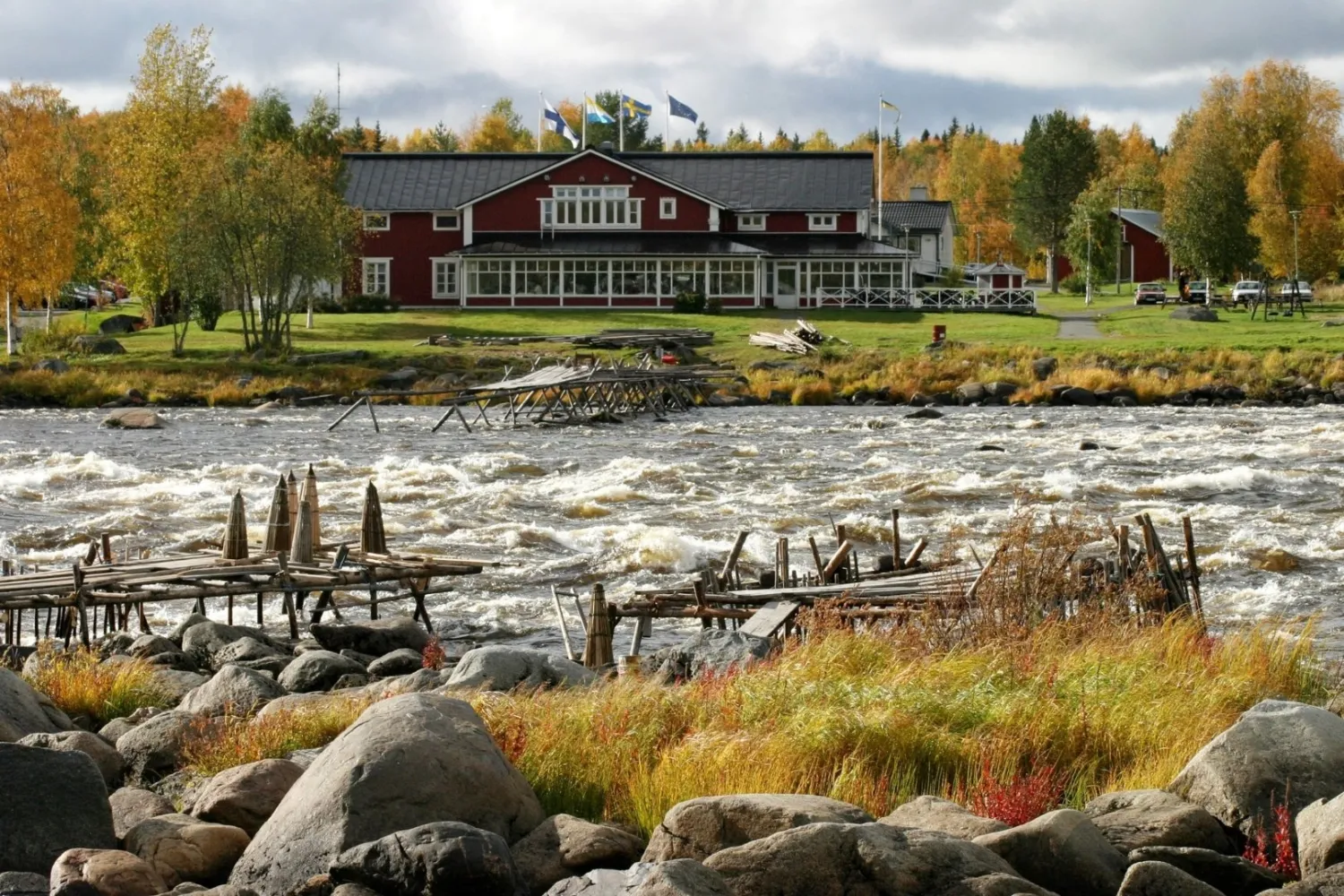 Höst på Kukkolaforsen Turist & Konferens