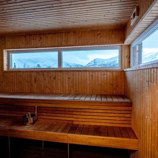 Bastu på Camp Kittelfjäll
