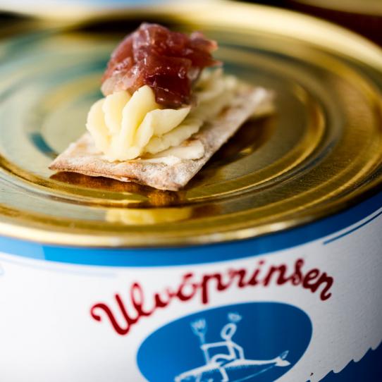 Fermented herring (surströmming) a traditional Swedish delicacy usually enjoyed in early fall.