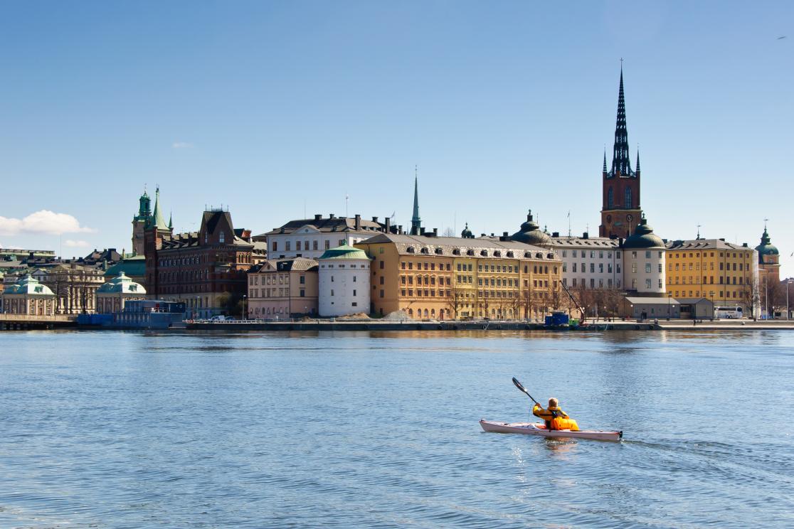 Paddla kajak i Stockholm