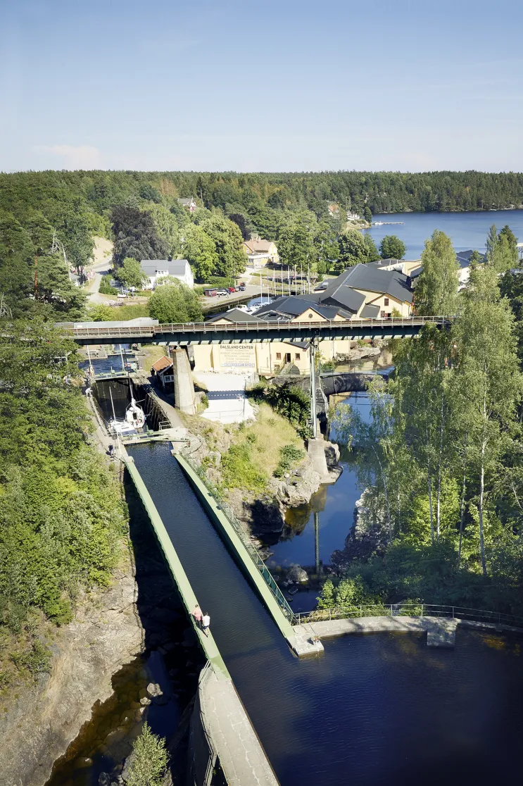 Håverud från ovan.