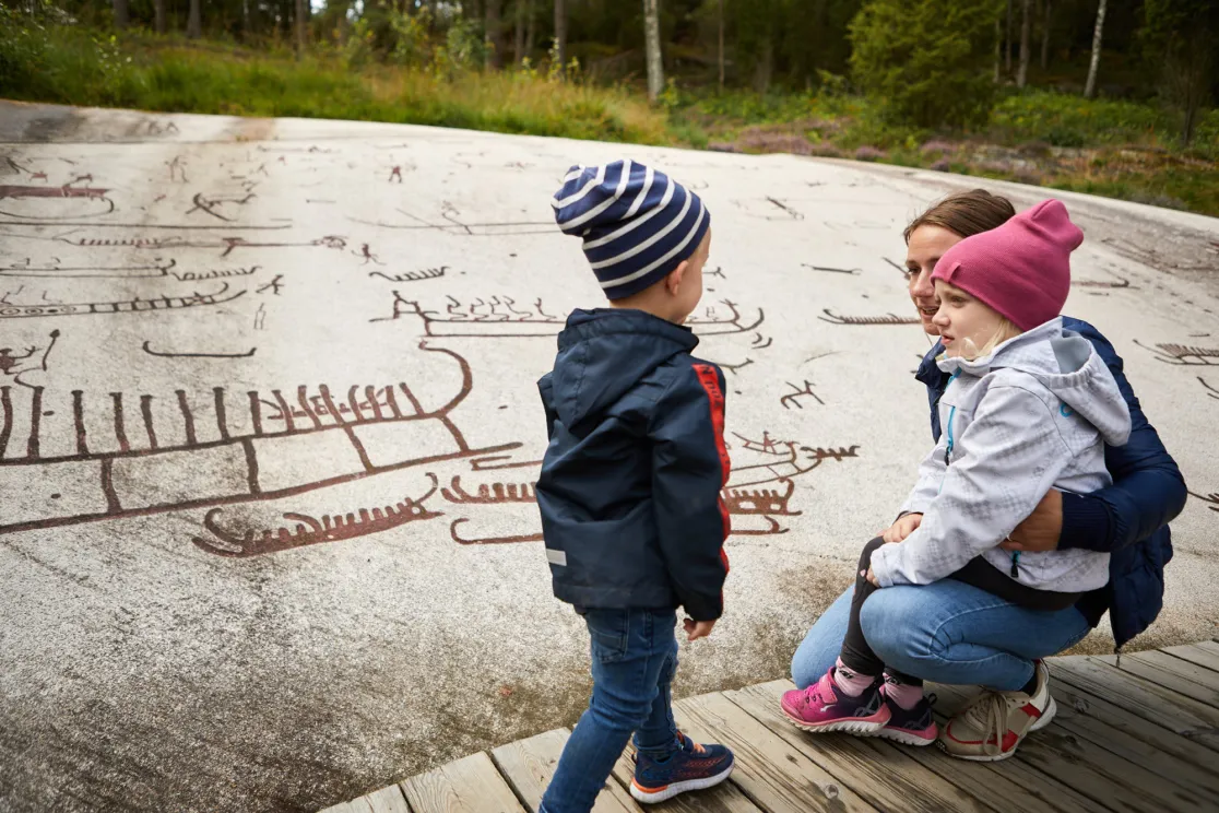 Vitlycke museum i Tanums världsarv – ett område med omkring 600 hällristningsplatser.