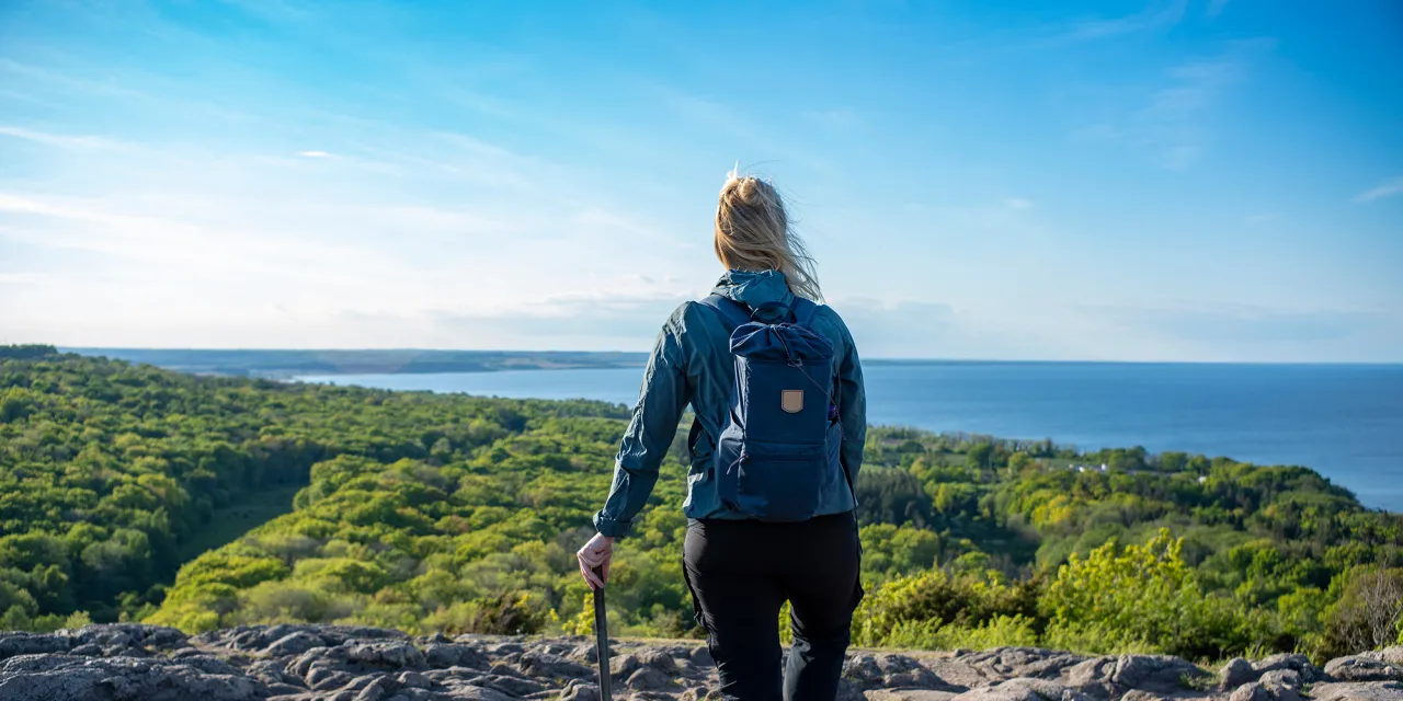 Stenshuvud nationalpark i Österlen Skåne, södra Sverige.