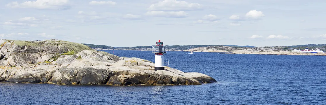 Fyr vid kusten, Strömstad.